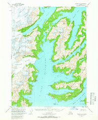 Seward A-4 Alaska Historical topographic map, 1:63360 scale, 15 X 15 Minute, Year 1951
