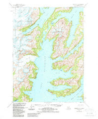 Seward A-4 Alaska Historical topographic map, 1:63360 scale, 15 X 15 Minute, Year 1951