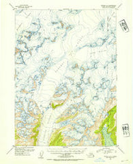 Seward A-5 Alaska Historical topographic map, 1:63360 scale, 15 X 15 Minute, Year 1952