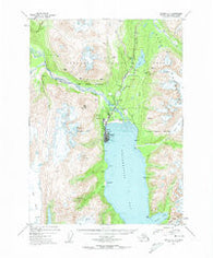 Seward A-7 Alaska Historical topographic map, 1:63360 scale, 15 X 15 Minute, Year 1951