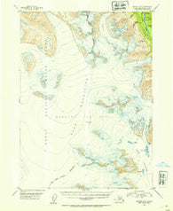 Seward A-8 Alaska Historical topographic map, 1:63360 scale, 15 X 15 Minute, Year 1952