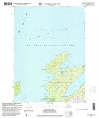 Seward B-1 Alaska Historical topographic map, 1:63360 scale, 15 X 15 Minute, Year 1997