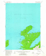 Seward B-1 Alaska Historical topographic map, 1:63360 scale, 15 X 15 Minute, Year 1951