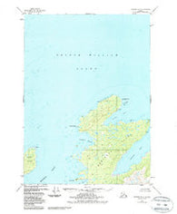 Seward B-1 Alaska Historical topographic map, 1:63360 scale, 15 X 15 Minute, Year 1951