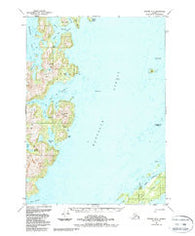 Seward B-2 Alaska Historical topographic map, 1:63360 scale, 15 X 15 Minute, Year 1951