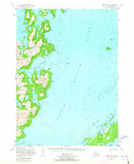 Seward B-2 Alaska Historical topographic map, 1:63360 scale, 15 X 15 Minute, Year 1951