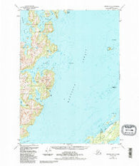 Seward B-2 Alaska Historical topographic map, 1:63360 scale, 15 X 15 Minute, Year 1951