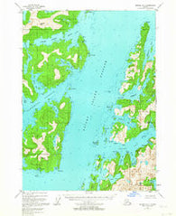 Seward B-3 Alaska Historical topographic map, 1:63360 scale, 15 X 15 Minute, Year 1950