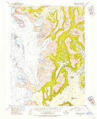Seward B-4 Alaska Historical topographic map, 1:63360 scale, 15 X 15 Minute, Year 1952