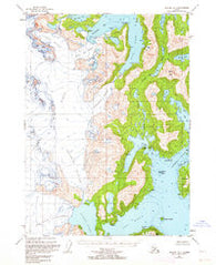 Seward B-4 Alaska Historical topographic map, 1:63360 scale, 15 X 15 Minute, Year 1951