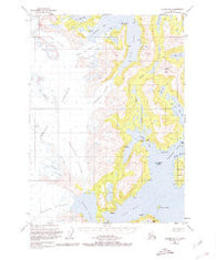 Seward B-4 Alaska Historical topographic map, 1:63360 scale, 15 X 15 Minute, Year 1951