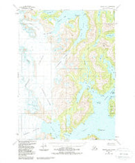 Seward B-4 Alaska Historical topographic map, 1:63360 scale, 15 X 15 Minute, Year 1951