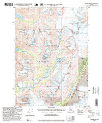 Seward B-6 Alaska Historical topographic map, 1:63360 scale, 15 X 15 Minute, Year 1995