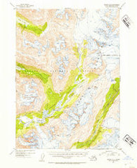 Seward B-6 Alaska Historical topographic map, 1:63360 scale, 15 X 15 Minute, Year 1952