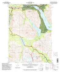 Seward B-8 Alaska Historical topographic map, 1:63360 scale, 15 X 15 Minute, Year 1994