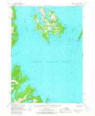 Seward C-3 Alaska Historical topographic map, 1:63360 scale, 15 X 15 Minute, Year 1951