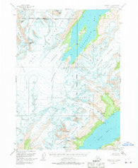 Seward C-5 Alaska Historical topographic map, 1:63360 scale, 15 X 15 Minute, Year 1951