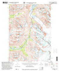 Seward C-6 Alaska Historical topographic map, 1:63360 scale, 15 X 15 Minute, Year 1997