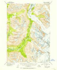Seward C-6 Alaska Historical topographic map, 1:63360 scale, 15 X 15 Minute, Year 1952
