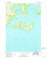 Seward D-1 Alaska Historical topographic map, 1:63360 scale, 15 X 15 Minute, Year 1951