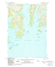 Seward D-2 Alaska Historical topographic map, 1:63360 scale, 15 X 15 Minute, Year 1951