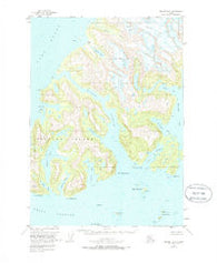 Seward D-3 Alaska Historical topographic map, 1:63360 scale, 15 X 15 Minute, Year 1951
