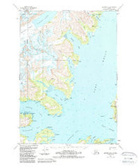 Seward D-4 Alaska Historical topographic map, 1:63360 scale, 15 X 15 Minute, Year 1951