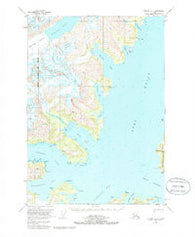 Seward D-4 Alaska Historical topographic map, 1:63360 scale, 15 X 15 Minute, Year 1951