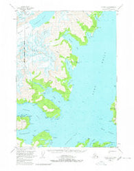 Seward D-4 Alaska Historical topographic map, 1:63360 scale, 15 X 15 Minute, Year 1951