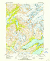 Seward D-5 Alaska Historical topographic map, 1:63360 scale, 15 X 15 Minute, Year 1952