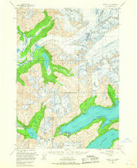 Seward D-5 Alaska Historical topographic map, 1:63360 scale, 15 X 15 Minute, Year 1951