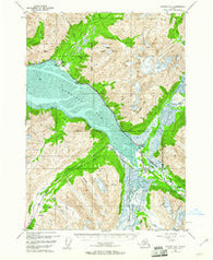 Seward D-6 Alaska Historical topographic map, 1:63360 scale, 15 X 15 Minute, Year 1952