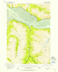 Seward D-7 Alaska Historical topographic map, 1:63360 scale, 15 X 15 Minute, Year 1952