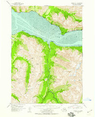 Seward D-7 Alaska Historical topographic map, 1:63360 scale, 15 X 15 Minute, Year 1952