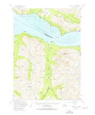 Seward D-7 Alaska Historical topographic map, 1:63360 scale, 15 X 15 Minute, Year 1951