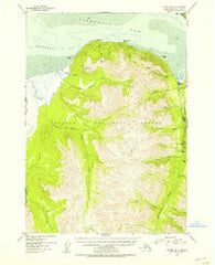 Seward D-8 Alaska Historical topographic map, 1:63360 scale, 15 X 15 Minute, Year 1952