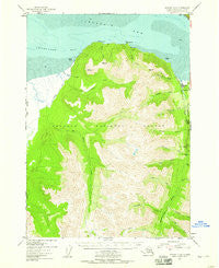 Seward D-8 Alaska Historical topographic map, 1:63360 scale, 15 X 15 Minute, Year 1952