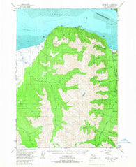 Seward D-8 Alaska Historical topographic map, 1:63360 scale, 15 X 15 Minute, Year 1951