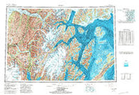 Seward Alaska Historical topographic map, 1:250000 scale, 1 X 3 Degree, Year 1953