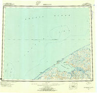 Shishmaref Alaska Historical topographic map, 1:250000 scale, 1 X 3 Degree, Year 1950