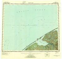Shishmaref Alaska Historical topographic map, 1:250000 scale, 1 X 3 Degree, Year 1950