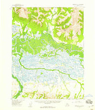 Shungnak D-2 Alaska Historical topographic map, 1:63360 scale, 15 X 15 Minute, Year 1955