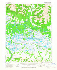 Shungnak D-2 Alaska Historical topographic map, 1:63360 scale, 15 X 15 Minute, Year 1955