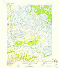 Shungnak D-4 Alaska Historical topographic map, 1:63360 scale, 15 X 15 Minute, Year 1955