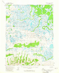 Shungnak D-4 Alaska Historical topographic map, 1:63360 scale, 15 X 15 Minute, Year 1955