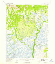 Shungnak D-5 Alaska Historical topographic map, 1:63360 scale, 15 X 15 Minute, Year 1955