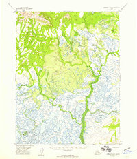 Shungnak D-5 Alaska Historical topographic map, 1:63360 scale, 15 X 15 Minute, Year 1955