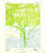 Shungnak D-6 Alaska Historical topographic map, 1:63360 scale, 15 X 15 Minute, Year 1955