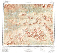 Shungnak Alaska Historical topographic map, 1:250000 scale, 1 X 3 Degree, Year 1955