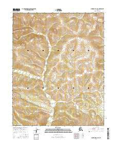 Shungnak A-2 NE Alaska Current topographic map, 1:25000 scale, 7.5 X 7.5 Minute, Year 2016